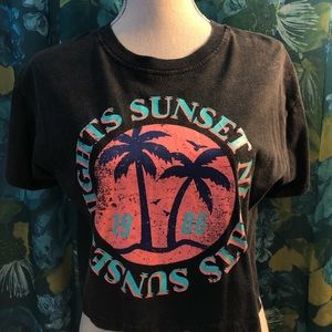 Black washed graphic T-shirt